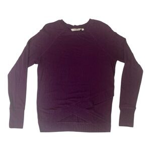 Athleta Criss Cross Sweatshirt in Plum Size XS